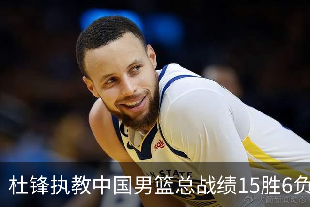 杜锋执教中国男篮总战绩15胜6负 胜率达71.4%