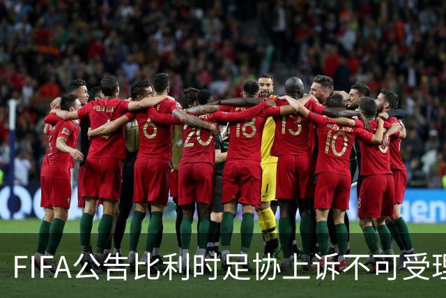 FIFA公告比利时足协上诉不可受理 理由是非程序当事方